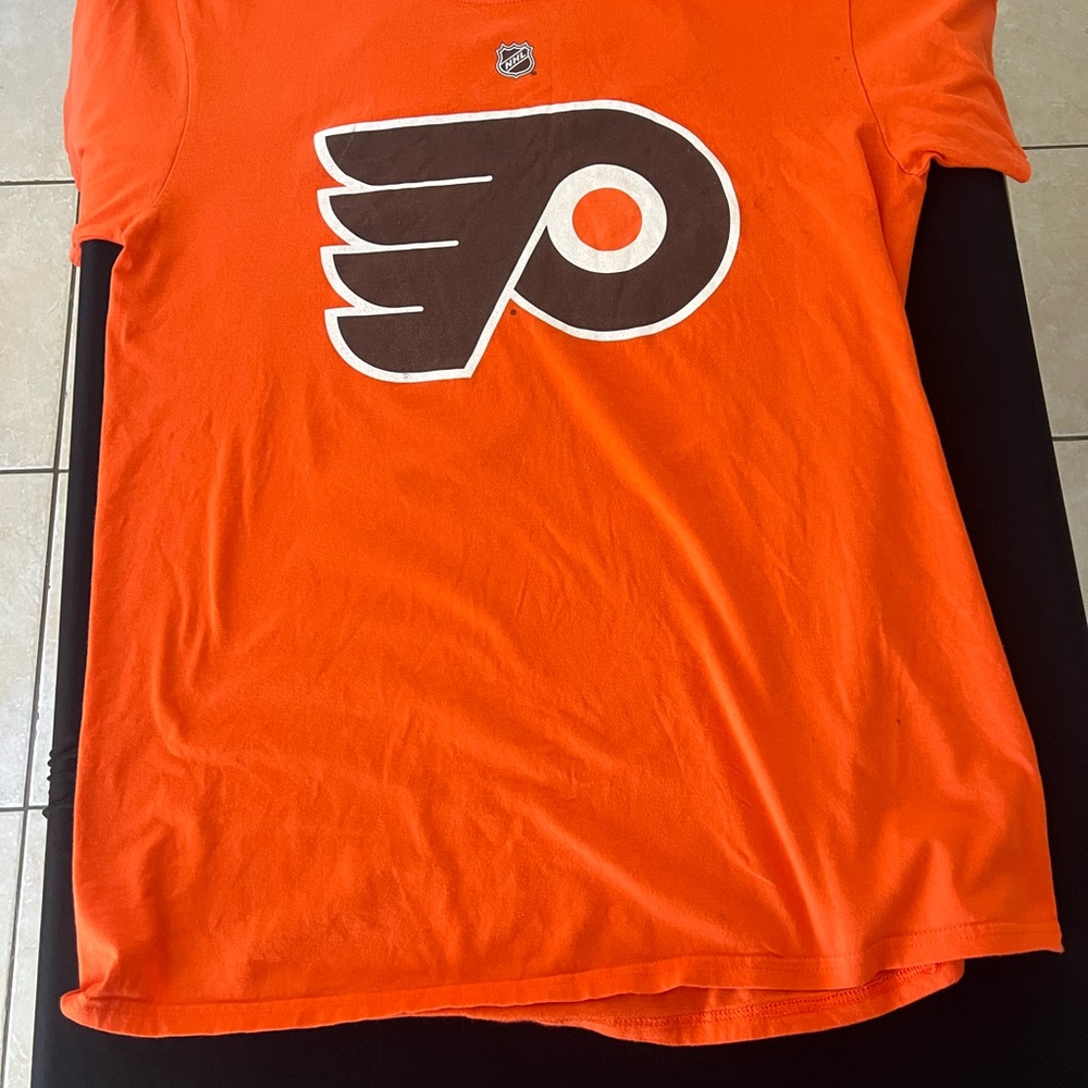 Orange NHL T-Shirt with Logo